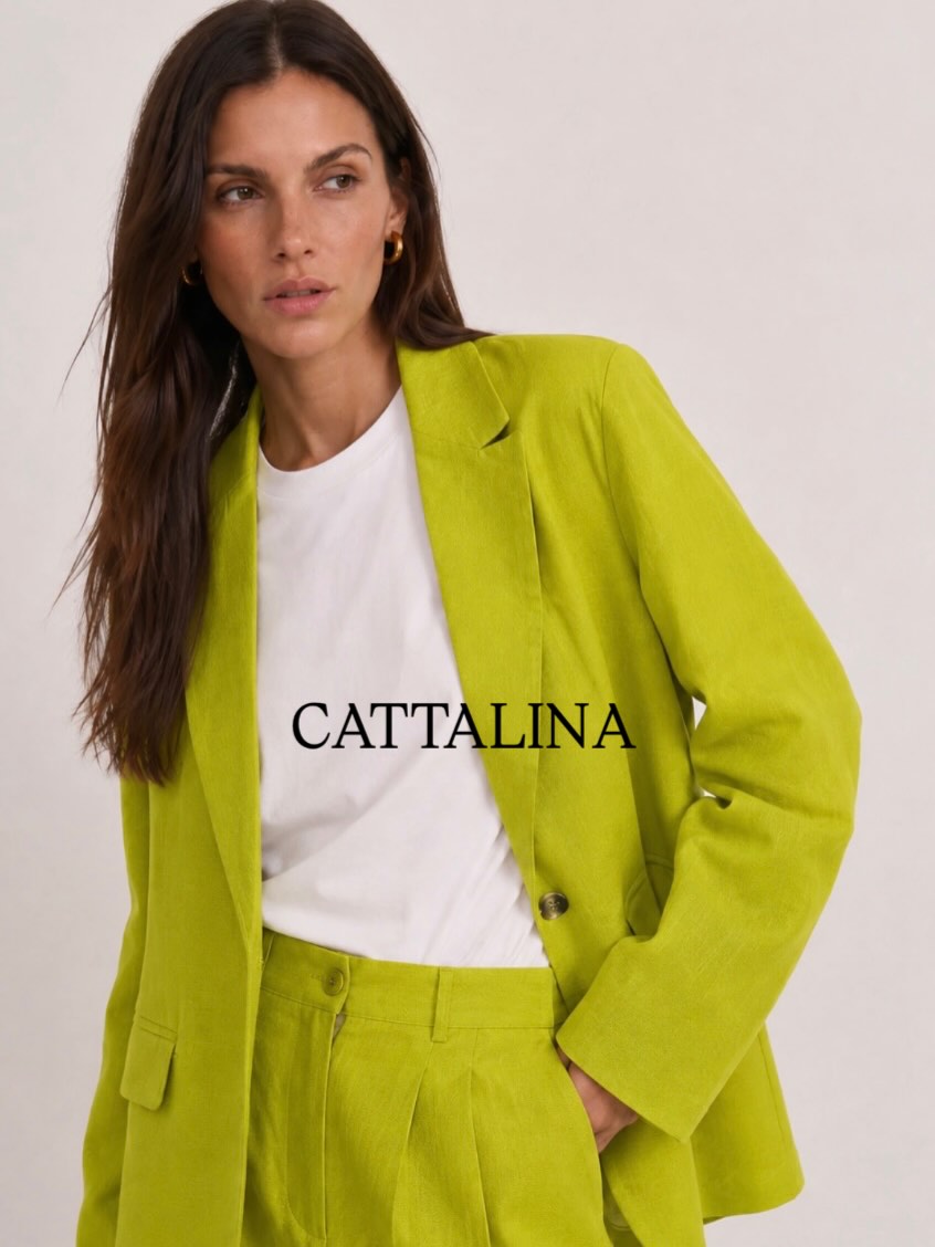 Blazer René de Cattalina, lino marruecos